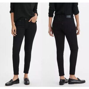 Levi’s 711 Skinny Jeans, Size 33, Black